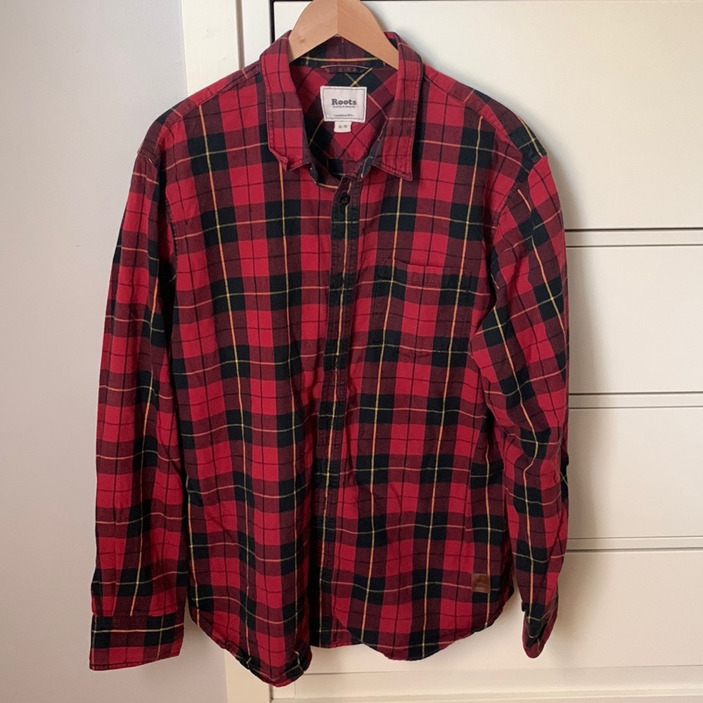 🎁 Roots Cotton Plaid Shirt